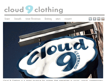 Tablet Screenshot of cloud9clothing.us